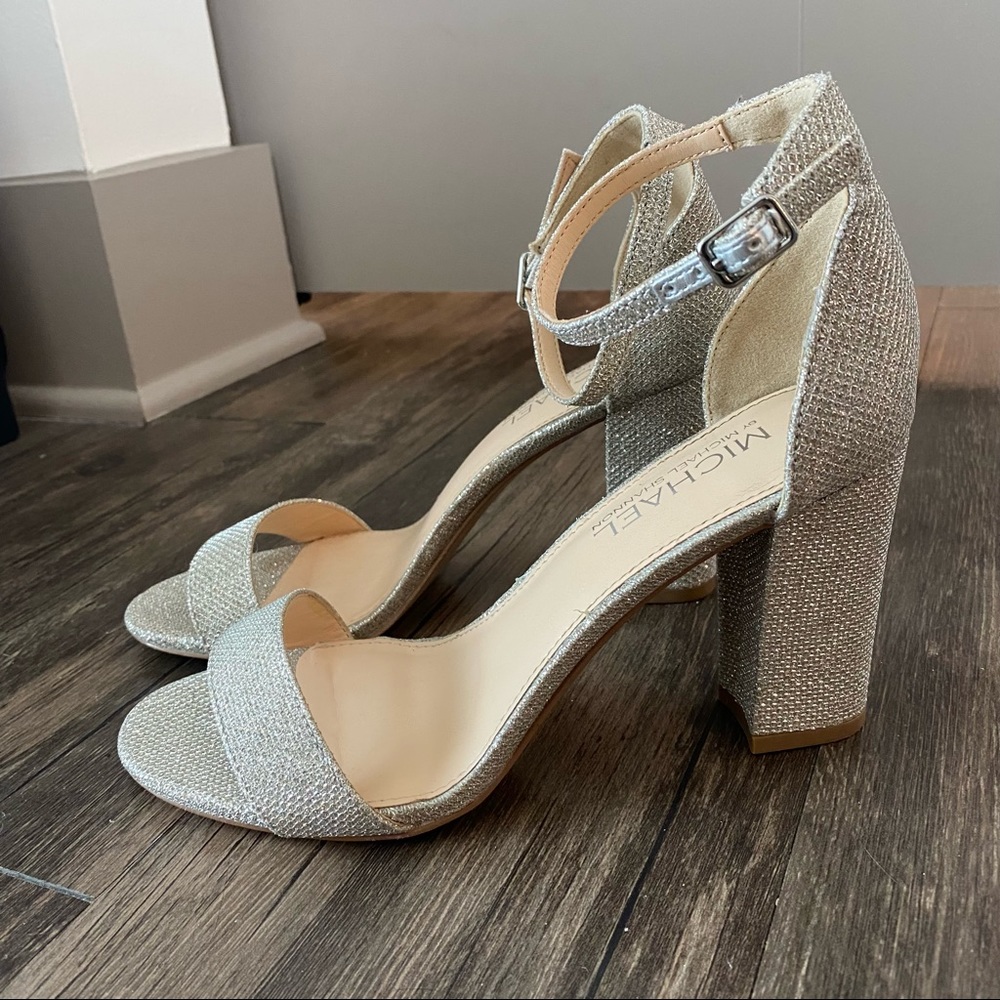 Silver Formal Heels by Michael Shannon